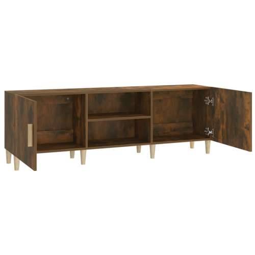 TV ormarić boja dimljenog hrasta 150x30x50 cm konstruirano drvo - Dimljeni hrast 1 Cijena