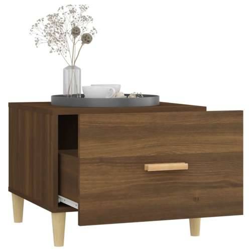 Stolići za kavu 2 kom boja hrasta 50x50x40 cm konstruirano drvo - Smeđi hrast 2 Cijena
