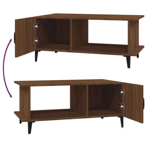 Stolić za kavu smeđa boja hrasta 90x50x40 cm konstruirano drvo - Smeđi hrast 1 Cijena