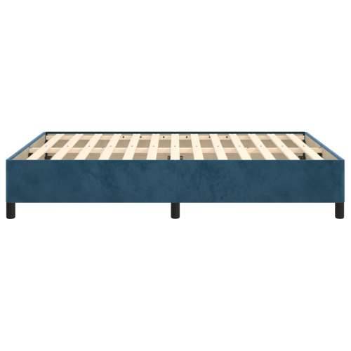 Okvir za krevet tamnoplavi 140x200 cm baršunasti Cijena