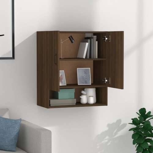 Zidni ormarić smeđa boja hrasta 60x31x70 cm konstruirano drvo - Smeđi hrast 1 Cijena