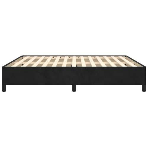 Okvir za krevet crni 180x200 cm baršunasti Cijena