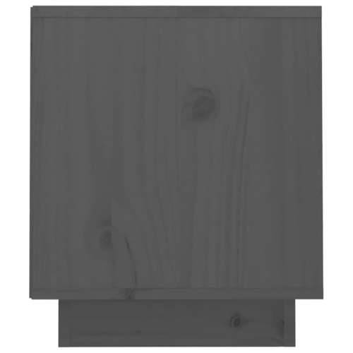 TV ormarić sivi 70 x 34 x 40 cm od masivne borovine - Siva 1 Cijena