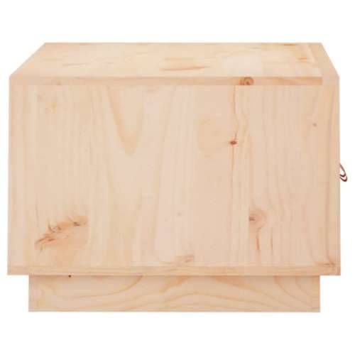 Stolić za kavu 80 x 50 x 35 cm od masivne borovine - Prirodna 1 Cijena