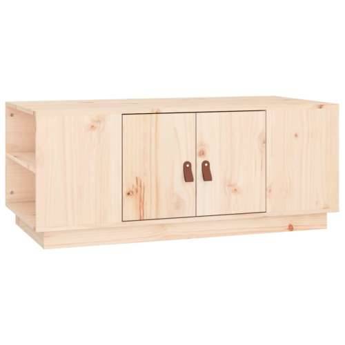 Stolić za kavu 100 x 50 x 41 cm od masivne borovine - Prirodna 1 Cijena