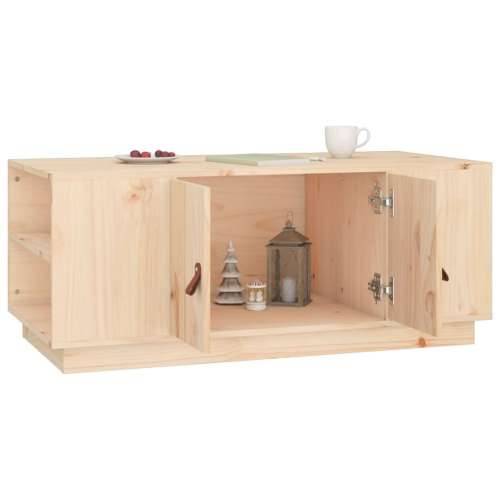 Stolić za kavu 100 x 50 x 41 cm od masivne borovine - Prirodna 1 Cijena