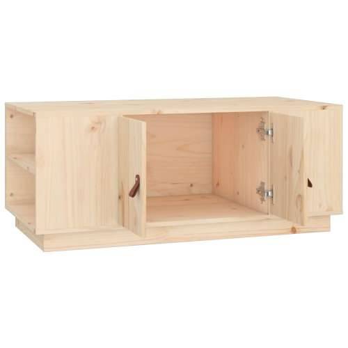 Stolić za kavu 100 x 50 x 41 cm od masivne borovine - Prirodna 1 Cijena