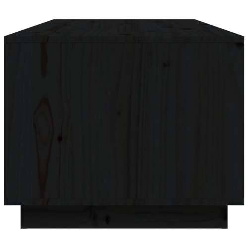 Stolić za kavu crni 100 x 50 x 41 cm od masivne borovine - Crna 1 Cijena