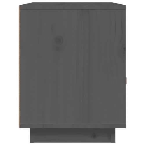 Noćni ormarići 2 kom sivi 40 x 34 x 45 cm od masivne borovine - Siva 2 Cijena