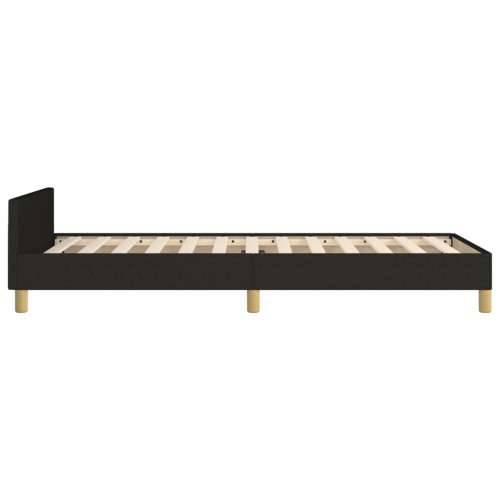 Okvir za krevet bez madraca crni 90x200cm od tkanine - Crna 90 x 200 cm Obično s čavlima Cijena