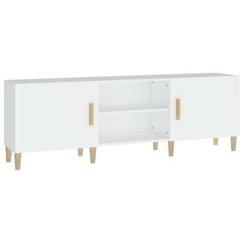 TV ormarić bijeli 150 x 30 x 50 cm od konstruiranog drva - Bijela 1 Cijena