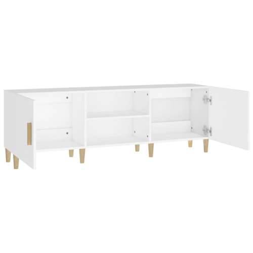 TV ormarić bijeli 150 x 30 x 50 cm od konstruiranog drva - Bijela 1 Cijena