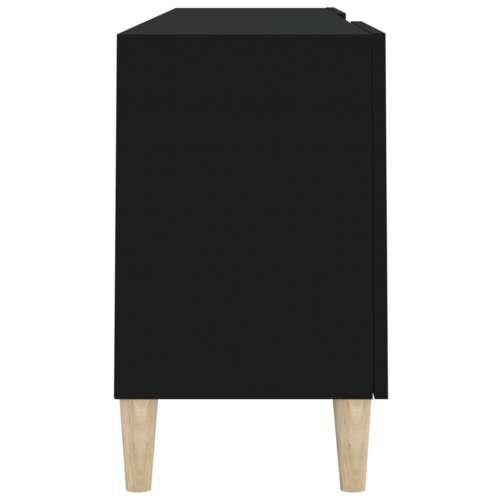 TV ormarić crni 150 x 30 x 50 cm od konstruiranog drva - Crna 1 Cijena