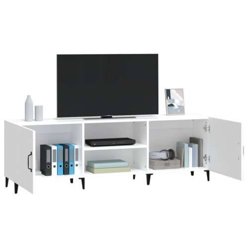 TV ormarić bijeli 150 x 30 x 50 cm od konstruiranog drva - Bijela 1 Cijena