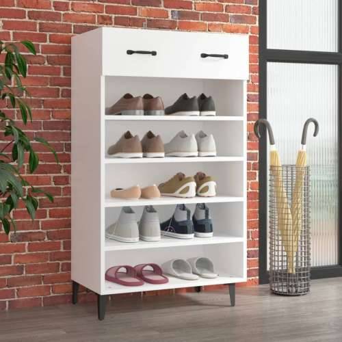Ormarić za cipele bijeli 60 x 35 x 105 cm od konstruiranog drva - Bijela 1 Cijena