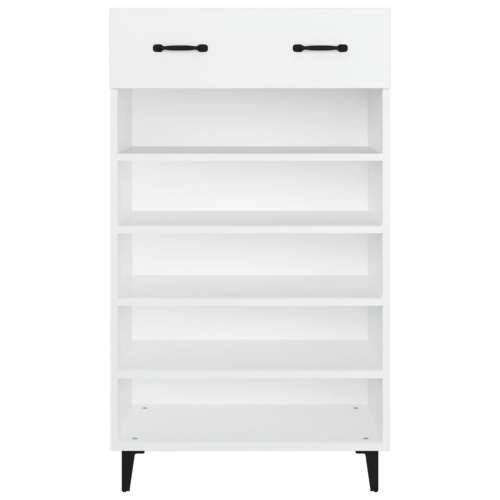 Ormarić za cipele bijeli 60 x 35 x 105 cm od konstruiranog drva - Bijela 1 Cijena