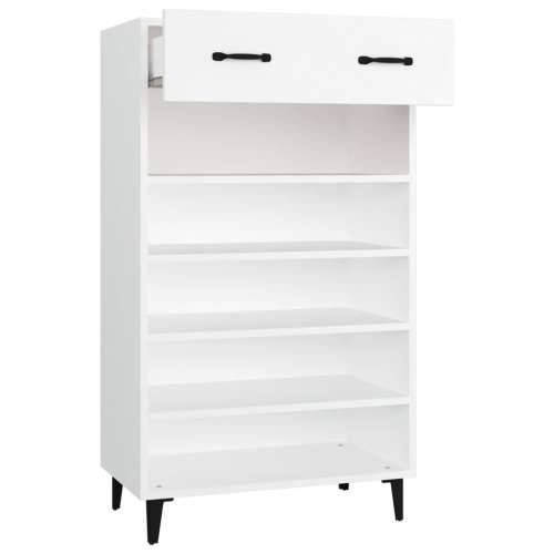 Ormarić za cipele bijeli 60 x 35 x 105 cm od konstruiranog drva - Bijela 1 Cijena