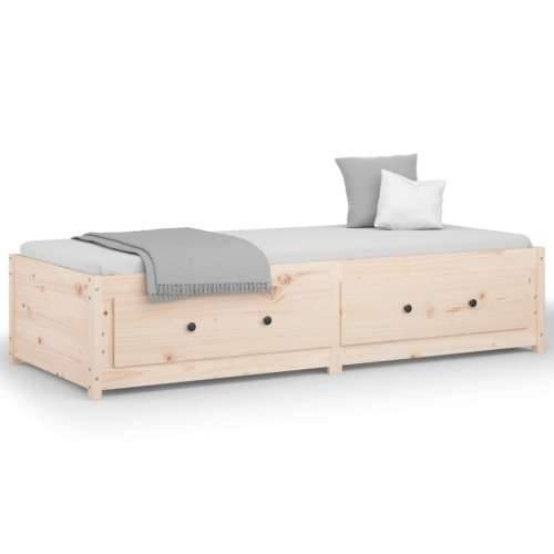 Dnevni krevet 90 x 190 cm mali masivna borovina - Prirodna 90 x 190 cm Cijena