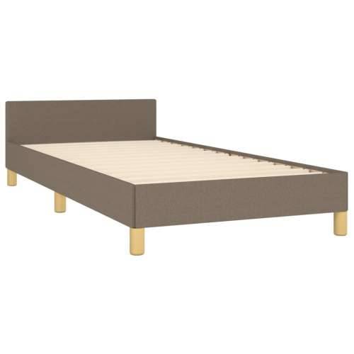 Okvir za krevet bez madraca smeđesivi 80x200cm od tkanine - Sivo-smeđa 80 x 200 cm Okomite pruge Cijena