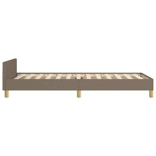Okvir za krevet bez madraca smeđesivi 80x200cm od tkanine - Sivo-smeđa 80 x 200 cm Okomite pruge Cijena