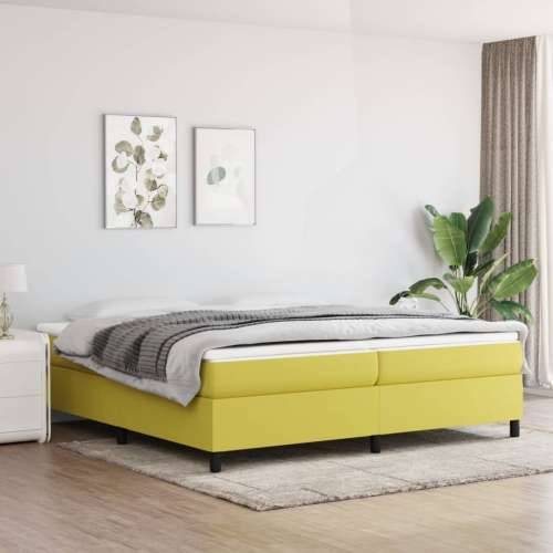 Okvir za krevet bez madraca zeleni 200x200 cm od tkanine - Zelena 200 x 200 cm 35 cm Cijena