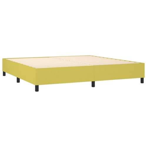 Okvir za krevet bez madraca zeleni 200x200 cm od tkanine - Zelena 200 x 200 cm 35 cm Cijena