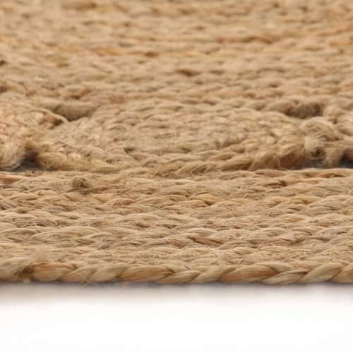 Ukrasni pleteni tepih od jute 240 cm okrugli Cijena