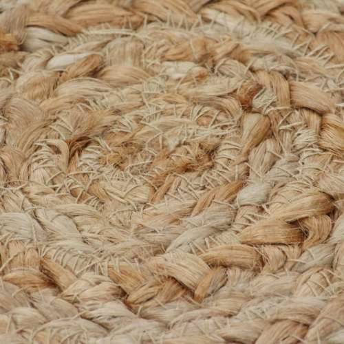 Ukrasni pleteni tepih od jute 240 cm okrugli Cijena