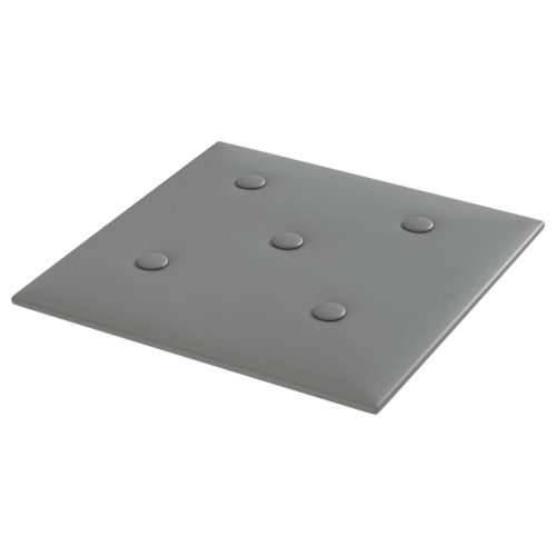 Zidne ploče od umjetne kože 12 kom sive 30 x 30 cm 1,08 m² - Siva 30 x 30 cm 12 Cijena