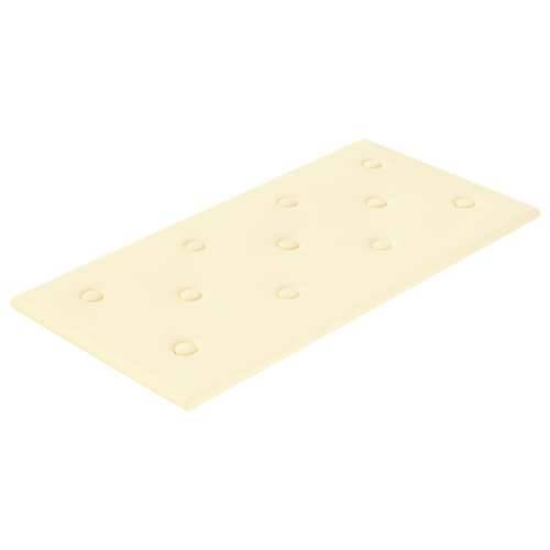 Zidne ploče od umjetne kože 12 kom krem 60 x 30 cm 2,16 m² - Krema 60 x 30 cm 12 Cijena