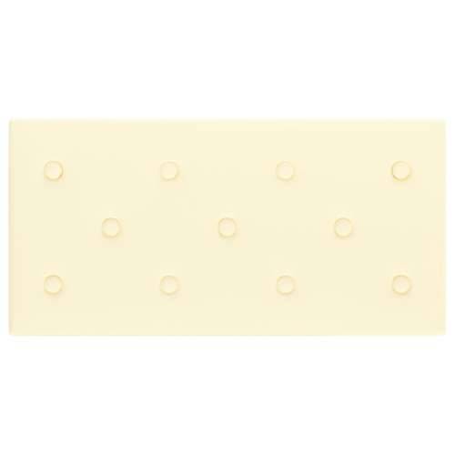 Zidne ploče od umjetne kože 12 kom krem 60 x 30 cm 2,16 m² - Krema 60 x 30 cm 12 Cijena
