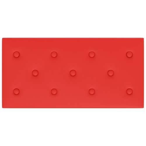 Zidne ploče od umjetne kože 12 kom crvene 60 x 30 cm 2,16 m² - Crvena 60 x 30 cm 12 Cijena