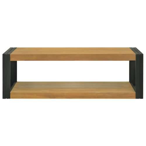 Zidni kupaonski ormarić 110 x 45 x35 cm od masivne tikovine - Smeđa i crna 110 x 45 x 35 cm 1 Cijena
