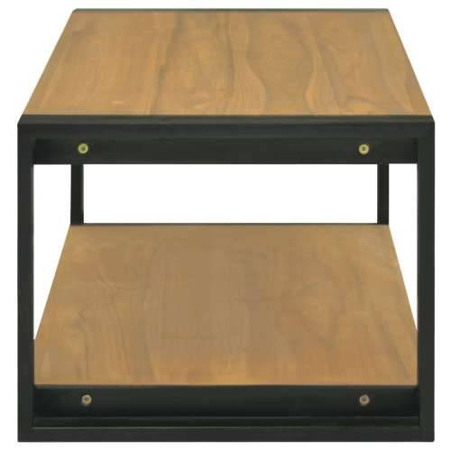 Zidni kupaonski ormarić 110 x 45 x35 cm od masivne tikovine - Smeđa i crna 110 x 45 x 35 cm 1 Cijena