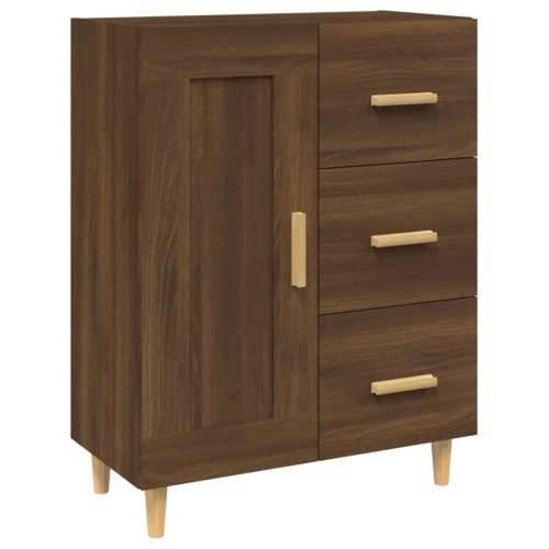 Komoda boja smeđeg hrasta 69,5 x 34 x 90 cm konstruirano drvo - Smeđi hrast 1 Cijena