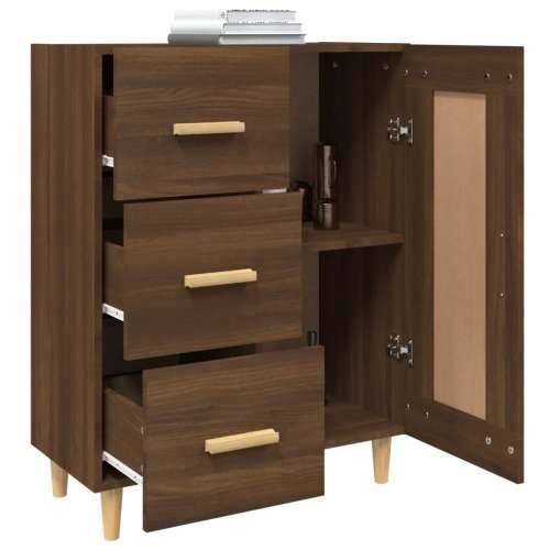 Komoda boja smeđeg hrasta 69,5 x 34 x 90 cm konstruirano drvo - Smeđi hrast 1 Cijena