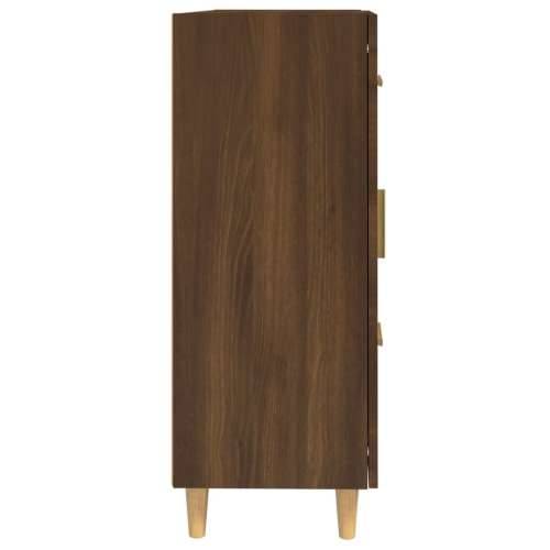 Komoda boja smeđeg hrasta 69,5 x 34 x 90 cm konstruirano drvo - Smeđi hrast 1 Cijena