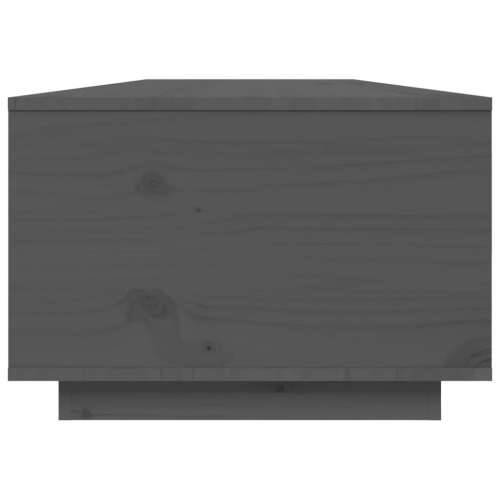 Stolić za kavu sivi 80 x 50 x 35,5 cm od masivne borovine - Siva 1 Cijena