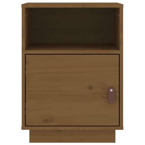 Noćni ormarići 2 kom boja meda 40x34x55 cm od masivne borovine - boja meda 2 Cijena