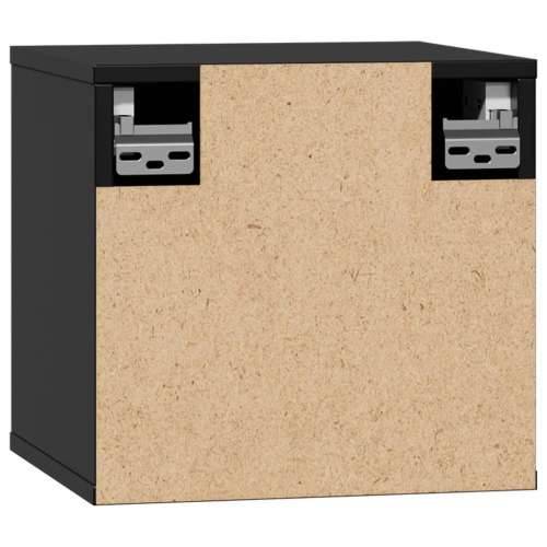 Zidni ormarić crni 31,5 x 30 x 30 cm od masivne borovine - Crna 1 Cijena