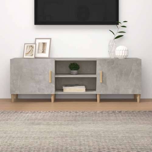 TV ormarić boja betona 150 x 30 x 50 cm od konstruiranog drva - Beton siva 1 Cijena