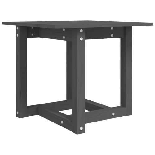 Stolić za kavu sivi 50 x 50 x 45 cm od masivne borovine - Siva 50 x 50 x 45 cm 1 Cijena