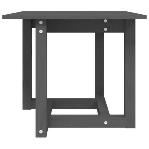 Stolić za kavu sivi 50 x 50 x 45 cm od masivne borovine - Siva 50 x 50 x 45 cm 1 Cijena