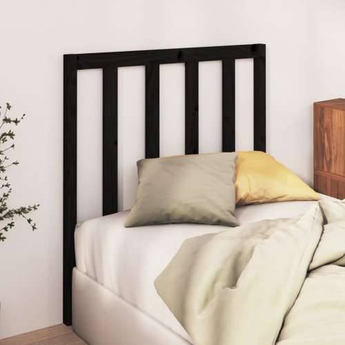 Uzglavlje za krevet crno 95 x 4 x 100 cm od masivne borovine - Crna 95 x 100 cm 1 Cijena