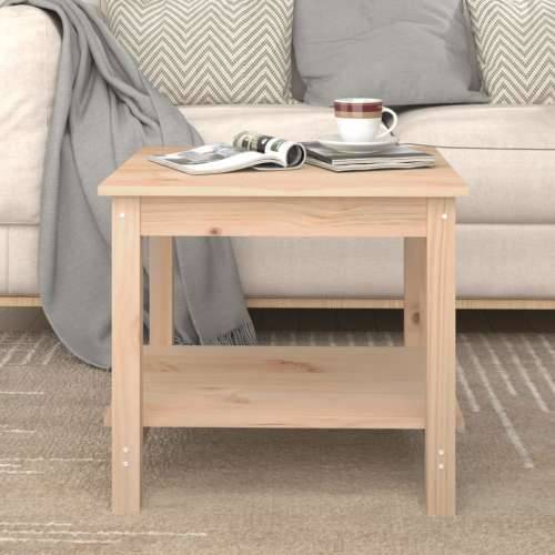 Stolić za kavu 50 x 50 x 45 cm od masivne borovine - Prirodna 50 x 50 x 45 cm 1 Cijena