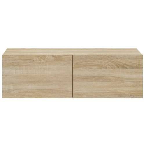 Zidni TV ormarići 4 kom hrasta sonome 100 x 30 x 30 cm drveni - sonoma hrast 4 100 cm Cijena