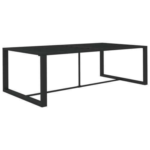 10-dijelna vrtna garnitura s jastucima aluminijska antracit - 4x kutna + 5x srednja + stol 1 Cijena