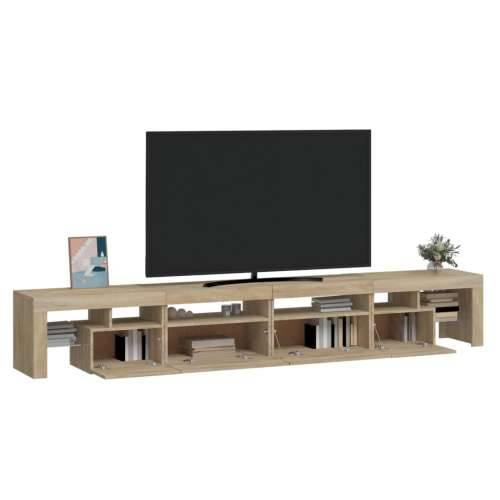 TV ormarić s LED svjetlima boja hrasta sonome 260x36,5x40 cm - sonoma hrast 1 260 cm Cijena