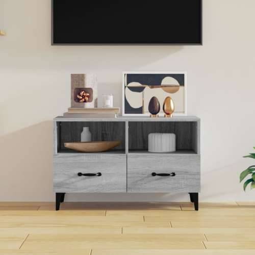 TV ormarić boja hrasta sonome 80 x 36 x 50 cm konstruirano drvo - Sivi hrast sonoma 1 Cijena