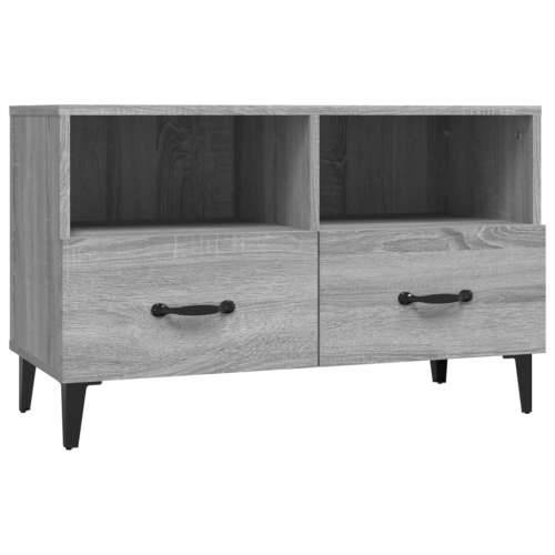 TV ormarić boja hrasta sonome 80 x 36 x 50 cm konstruirano drvo - Sivi hrast sonoma 1 Cijena